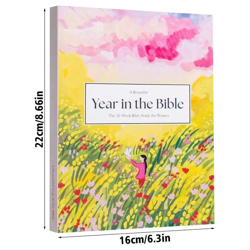 A Beautiful Year In The Bible--52-Week Women's Bible Study Journal – Christian Faith & Reflection Guide
